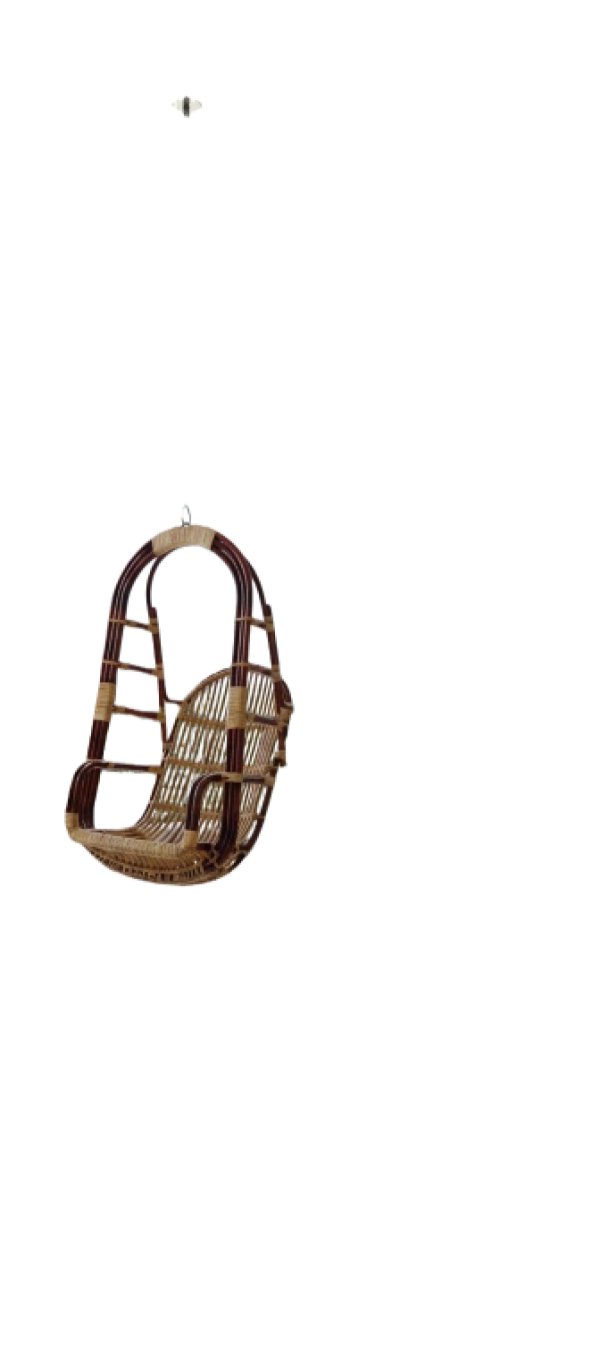 Cane Wheel Swing Chair