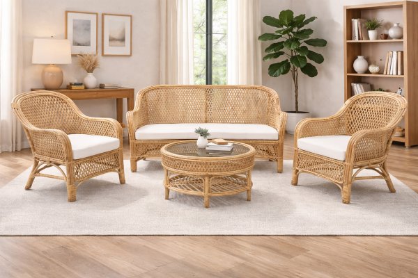 Venki Cane Sofa