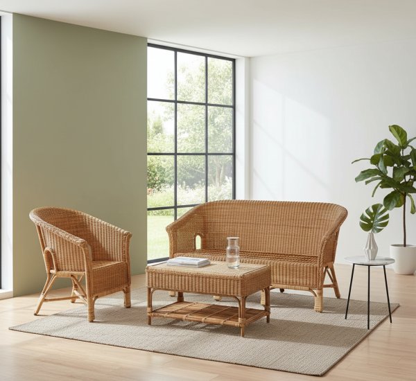 Wicker Loveseat