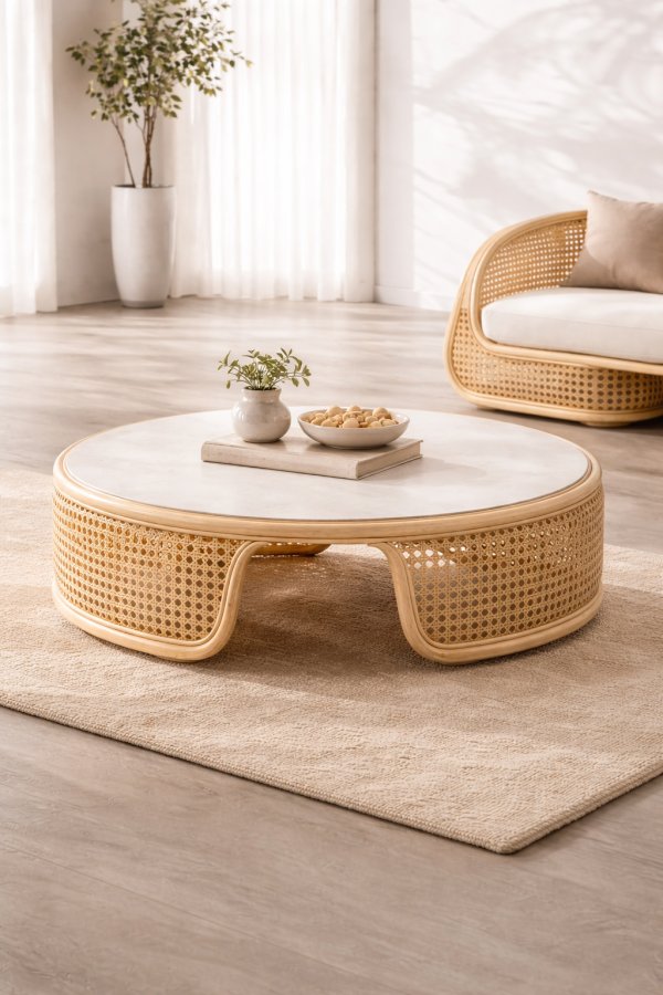 Serene Cane Sofa